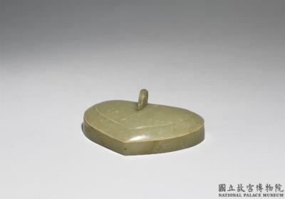 图片[2]-Jade leaf-shaped box. India-China Archive